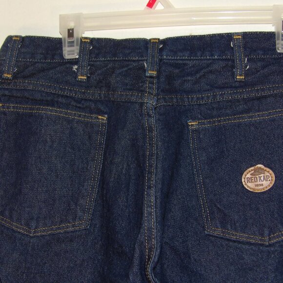 Good Condition Men's Red Kap Straight Leg Jeans Sz 34/34 - Picture 5 of 8